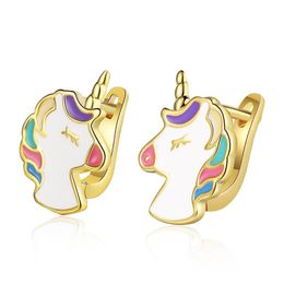 Stud Earrings PANGJERY Prevent Allergy 925 Stamp Cartoon For Women Creative Animal Styling Party Jewellery Gifts