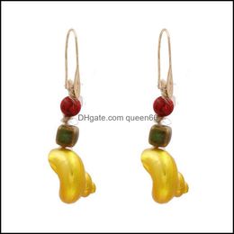 Dangle Chandelier Boho Shell Earrings For Women Earring Hanging Statement Drop Sea Summer Beach Jewelry Delivery Ottp0