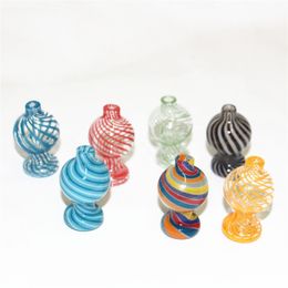 hookahs Beracky US Color Glass Bubble Carb Cap UV Ball Carb Caps For Beveled Edge Quartz Banger Nails Glass Water Bongs Pipe Dab Rigs