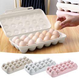 Storage Bottles Portable 18 Grid Egg Box Refrigerator Organizer Kitchen Holder Tray Fridge Food Eggs Gadget