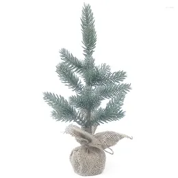 Christmas Decorations -selling 30cm Green PVC Artificial Plant Window Desktop Decoration Ornaments Mini Tree