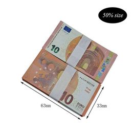 Other Festive Party Supplies 3Pack Bar Prop Fake Money 10 20 50 100 200 500 Euro Movie Childrens Toys Game 100Pcs/Pack Drop Delive Dhwn7