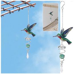 Decorative Figurines 3D Stainless Steel Metal Wind Chime Home Garden Decoration Pendant Custom Chimes Memorial Large Stand
