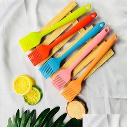 Bbq Tools Accessories Sile Baking Brush Bread Chef Pastry Oil Butter Paint Barbecue Brushes Tool Kitchen Drop Delivery Home Garden Dhkok