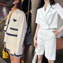 Women's Tracksuits Designer Women Fashion Clothing Suits Denim Jacket Short Skirt Tees Pants Ladys Casual Six Pieces Sets 8 Styles SBGR
