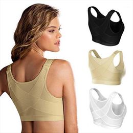 Gym Clothing Sport Bra Women Posture Corrector Padded Sports Support Fitness Tank Top Bras Female Yoga Push Up Underwear D30