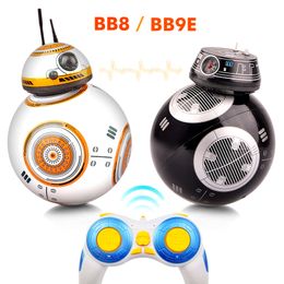 RC Robot BB 8 2 4G Remote Control With Sound Action Figure Upgrade Intelligent BB8 Ball Droid BB 8 Model Toys For Children 230111