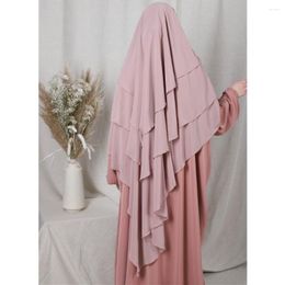 Ethnic Clothing Eid Prayer Garment Long Khimar Islamic Women Hijab Abaya Jilbab Ramadan Abayas Muslim Arab Niqab Burka Jubah Hijabs