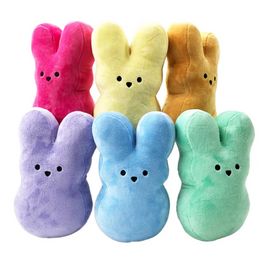 Party Favor Easter Gifts 15cm Peep Stuffed Plush Toy Bunny Rabbit Mini Rabbit Bunny For Kids bb0112