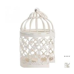 Mum Tutucular Metal Birdcage Hollow Demir Vintage Tutucu Ev Dekorasyon Düğün Romantik Doğum Günü Malzemeleri Sevgililer Günü D ot6o