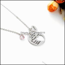 Pendant Necklaces Daddy Dad Loss Memory I Used To Be His Hes Mine Love Necklace Gifts For Or Daughter Family Exquisitenecklace Drop Dhgcv