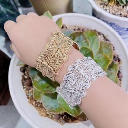 Bangle Neovisson Algeria Morocco Women Gold Silver Color Arab Traditional Wedding Jewelry