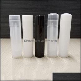 Packing Bottles 5Ml Empty Lip Gloss Tubes Mini Plastic Bottle Cosmetic Chapstick Lipstick Balm Tube Caps Containers Drop Delivery Of Othmg