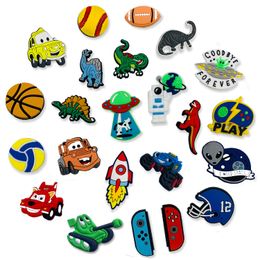 Shoe Parts Accessories 28 35 Charms Fits For Sandals And Wristband Trendy Decoration Teens Women Men Party Favours Birthday Gifts Dro Ot2Aw
