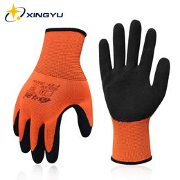 Washable Latex Coated Garden Gloves Anti-abrasion Non Slip Work Tear Resistance Anti-fatigue Good Grip Mechanic