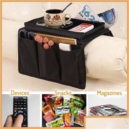 Storage Boxes Bins Couch Chair Organiser Foldable Sofa Arm Rest Organiser Remote Control Table Tray Holder0318G30 Drop Delivery Ho Dhr6Y