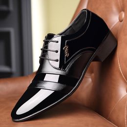 Dress Shoes Men Formal Italian Brand Wedding Coiffeur Evening Elegant For Fashion Plus Size