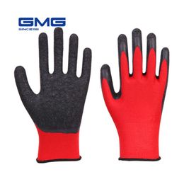 Gloves for Work Cotton Polyester Anti-slip Safety Working Security Protection Construction Industry Man