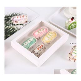 Gift Wrap Candy Boxes Chocolate Bridal Birthday Bomboniere Box Wedding Gifts Souvenirs Small Pastry Baking Packaging Drop Delivery H Otokz