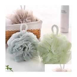 Bath Brushes Sponges Scrubbers Dhs New Sponge Ball Wholesale Bathroom Mesh Pouffes Scrubbing Back Foaming Body El Market Supplies M Dhnpg