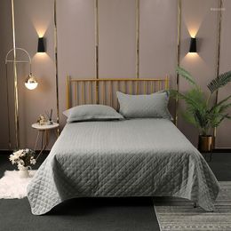 Bedding Sets 45 3pcs Bed Set Pure Colour Cover Bedspread Mattress Blanket Flat Sheets Pillow Case Home Textile