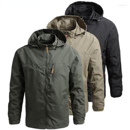 Men's Jackets Men's Spring Windbreaker Man Oversize 7XL Windshield Jacket Men Autumn Coat Mens Camping Male Work Wear Clothes AM453