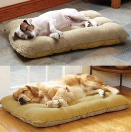 Removable and Washable Kennel Golden Retriever Border Collie Medium Large Dogs Thick Warm Pet Cushion Mat