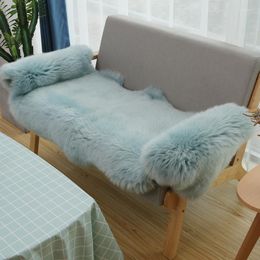 Chair Covers Wool Sofa Cushion Genuine Leather Towel Cover Sheepskin