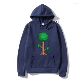 Men's Hoodies Terraria Outerwear Men Summer White Hoody Sof Breathable Warm Casual Hoodys Male