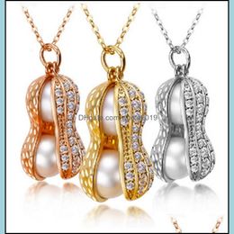 Pendant Necklaces Chain Necklace New Fashion Jewelry Crystal Chunky Statement Bib Choker Drop Delivery Pendants Dhyxc