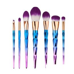 Make -up -B￼rsten Neue Pinsel -Kit Professional Vander 7pcs Creme Power Mtipurpose Sch￶nheit Kosmetische Puff -Batch Kabuki Drop Lieferung Gesundheit DHEHV