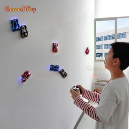 Diecast Model RC Car Climbing 2 4G Radio controlled Electric Machine model Anti Gravity drift RacingToys for children boy Christmas Gift 230111