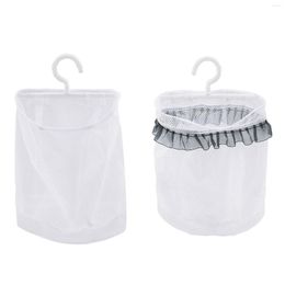 Storage Boxes Wardrobe Hanging Mesh Bags Reusable Grocery Produce For Household Management