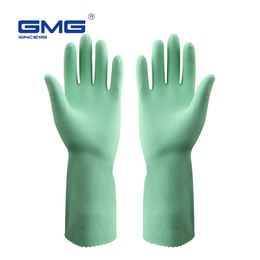 Rubber Latex Gloves 12 inches Clean Long Winter Work Safety Woman Tool Waterproof Dishwashing Household