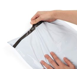 Storage Bags Plastic Mailer Package White Envelope Postage Poly Currier Packaging for Delivery 230111