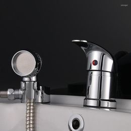 Kitchen Faucets Shampoo Bed Faucet Shower Head With Hose Salon Hairdresser Bathroom Sink Basin Stainless Steel Sprayer Tap Mixing Valves