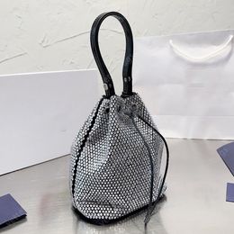 Rhinestone Bucket Party Handbag Fashion Crossbody Women Shopping Tote Bag Artwork Cross Body Luxury High-Quality Handbags Wholesale Large Capacity Totes