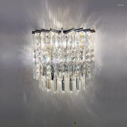 Wall Lamp Chrome Crystal Sconces For LED Lighting Of Living Room K9 Cristal Sconce 110V 220V