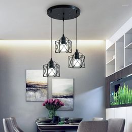 Pendant Lamps Modern Bar Lighting 3 Head Nordic Minimalist Lights Kitchen Island Hanging Dining Room Living