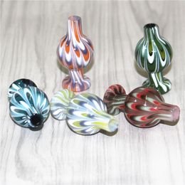 Hookahs Spinning Glass Bubble Caps US Cyclone carb caps for 25mm quartz banger nails terp pearl ash catchers