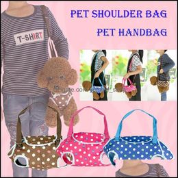 Dog Carrier New Style Mtifunction Outdoor Pet Portable Handbag Carriers Totes Shoder Bag Harness For Cat Wholesale Fast Dhs Drop Del Otxhx