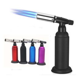 1300'C/2500'F Butane Scorch Torch Double Flame Torch Kitchen Lighter Giant Heavy Duty Butane Refillable Micro Culinary Torches Big Size Best quality