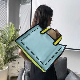 Evening Bag 2022 New Korean Version This Year's Popular Fashion Two Dimensional Animation Cartoon Girl Ins Portable Tote 0805