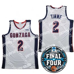 Basketball Jerseys 2021 Finals Four NCAA College Basketball Jersey Gonzaga 2 Drew Timme 1 Jalen Suggs Corey Kispert Size S-3XL