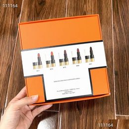 Lipstick Brand Box Venye Exclusive Par Les Depositares Agrees Color 21/33/75/68/85 1.5Gx5Pcs Kit Drop Delivery Health Beauty Makeup L Dhmuy