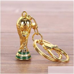 Party Favor Herces Gift Keychain Resin Alloy Creative Football Chain Pendant Trophy Souvenir Drop Delivery Home Garden Festive Suppl Dhyfk