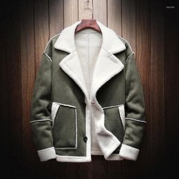Men's Jackets 2023 Brand Clothing Winter Jacket Men Coat Fashion Fleece Lined Thick Warm Overcoat Male Blend Men's Size S To 5XL