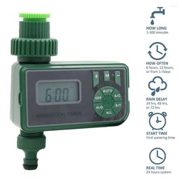 Watering Equipments Electronic Automatic LCD Display Water Timer With Waterproof Cover Garden Agriculture Irrigation System Controller Kit