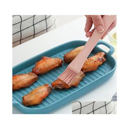 Bbq Tools Accessories Lohas Sile Oil Brush Basting Diy Cake Bread Butter Baking Brushes Kitchen Cooking Barbecue Drop Delivery Hom Dh4Va