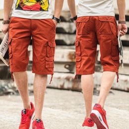 Men's Shorts For Men Cotton Casual Cargo Fashion Bermudas Male Streetwear Punk Style Plus Size High Quality